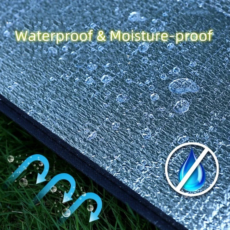 Waterproof Camping Mat Foam Foil Blanket Foldable Tent Sheet Sleeping Pad Beach Picnic Blanket Outdoor Moisture-Proof Pad