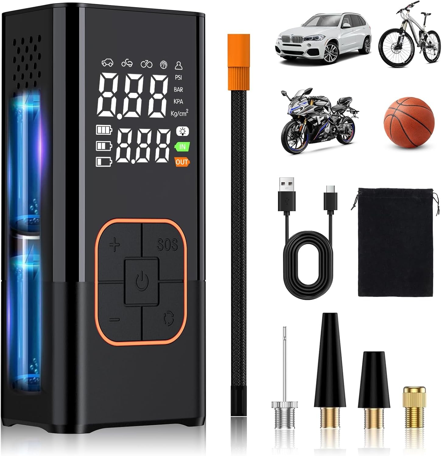 Portable Tyre Inflator Air Compressor