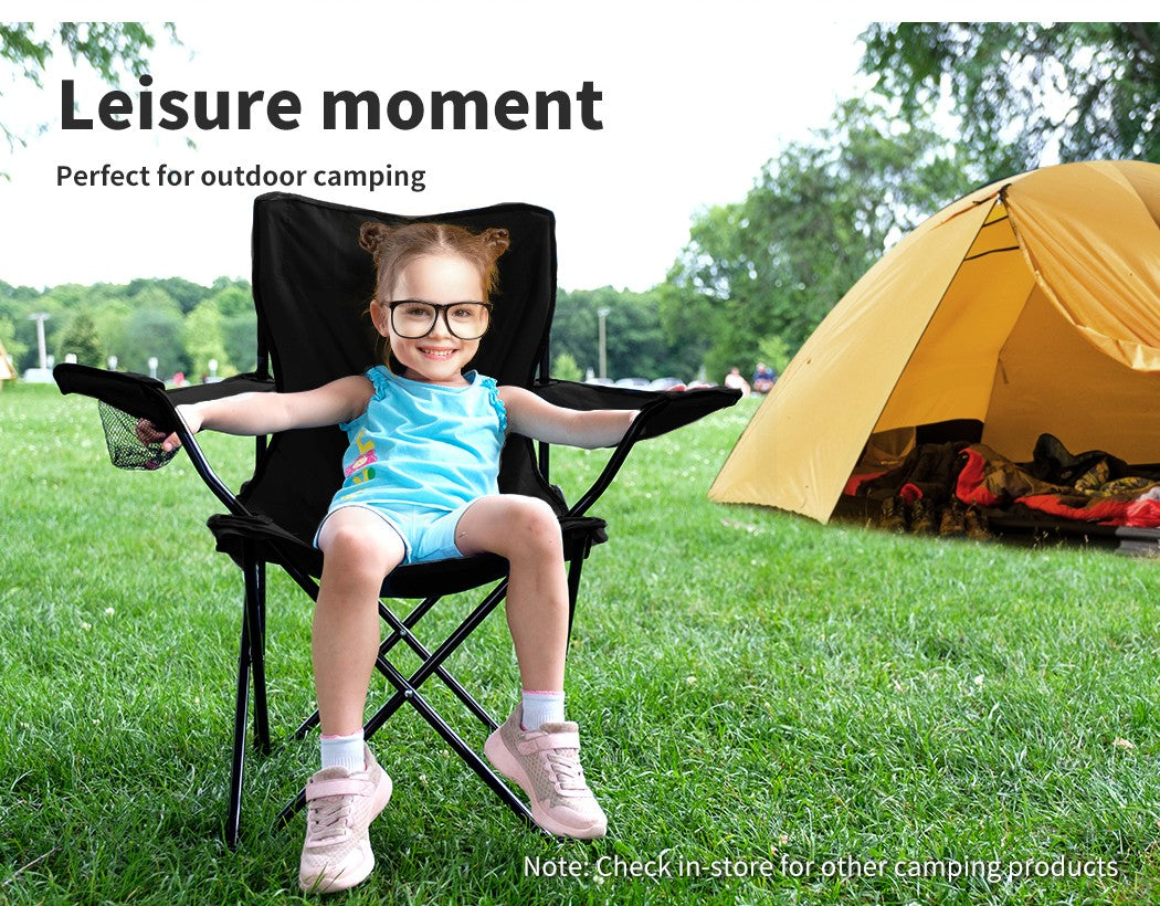Levede Camping Chairs Folding Arm Foldable Portable Outdoor Beach Fishing Picnic