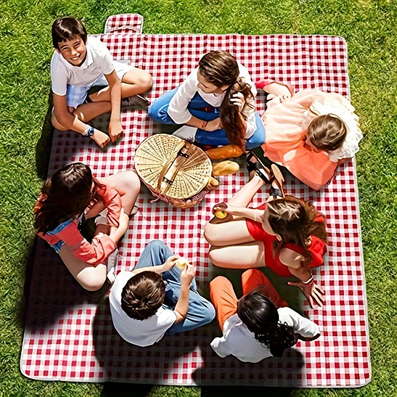 200X200Cm Portable Picnic Mat Thickened Outdoor Camping Mat Waterproof Foldable Sports Hiking Trip Beach Camping Mat