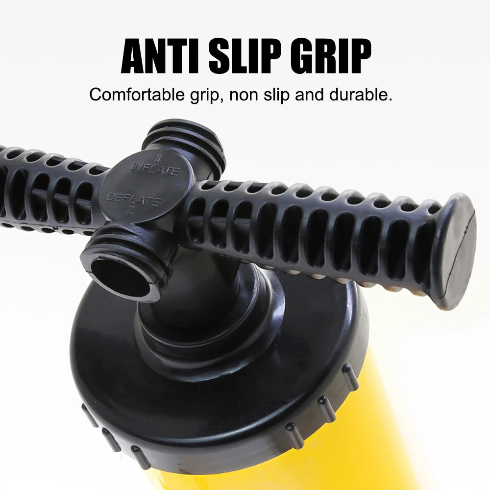 Two-Way Manual Pump for Inflatable Kayak Bed Pool Sofa Tent Multifunctional Hand Pump Portable High Pressure Dual-Use Inflation