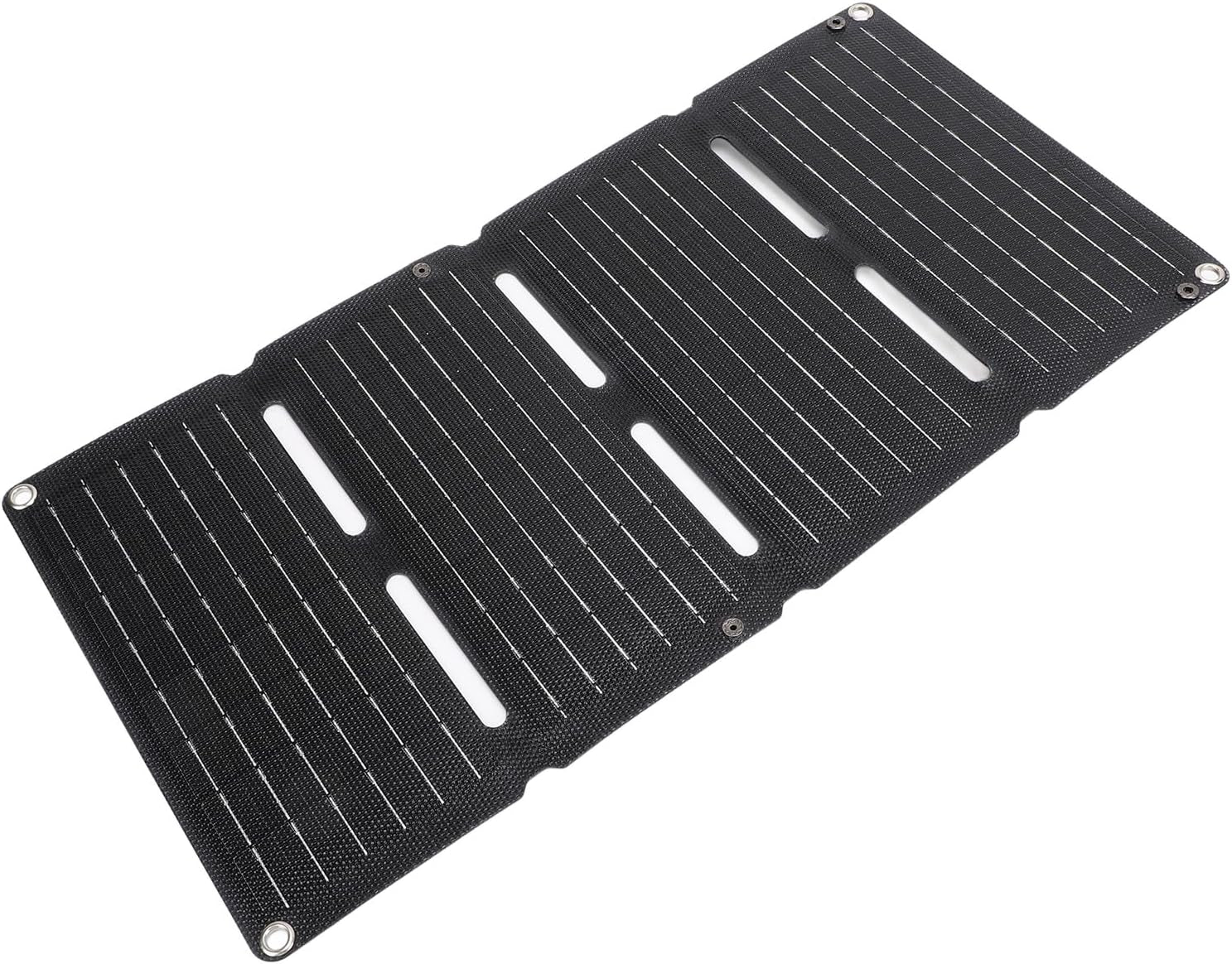 Solar Charger Power Bank Folding Camping Solar Panel Portable and Foldable Dual USB Foldable Portable Solar Panel,Efficient and Fast Folding, for Camping RV Fishing Portable Power Banks