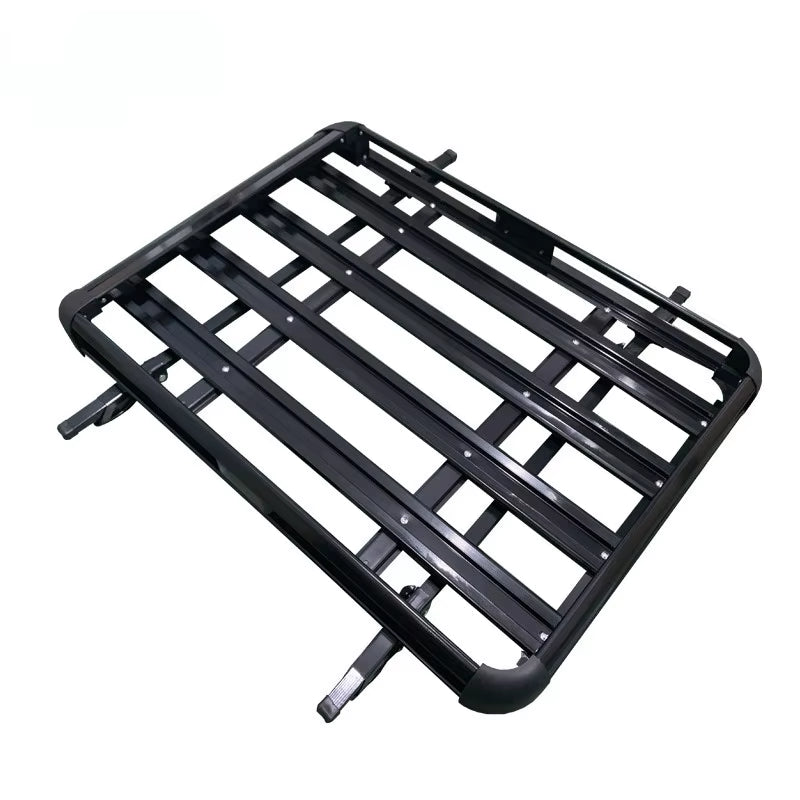 Aluminum Alloy 160*100Cm Double Deck Car Roof Rack SUV Roofaluminum Alloy Cargo Carrier Basket Cargo Roof Rack