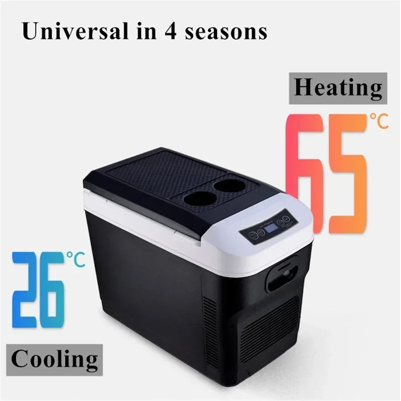 28L Car Home Refrigerator 12/24V Mini Fridges Freezer Cooler Heater Cooling & Warming Home Summer Outdoor Camping Refrigerator