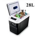 28L Car Home Refrigerator 12/24V Mini Fridges Freezer Cooler Heater Cooling & Warming Home Summer Outdoor Camping Refrigerator