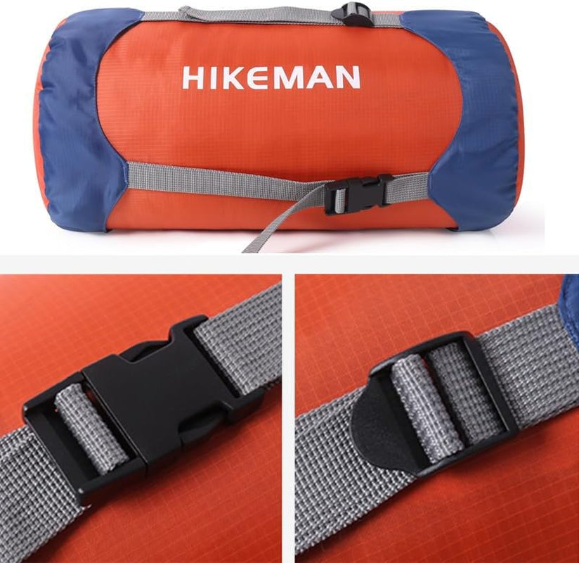 Waterproof Compression Stuff Sack Outdoor Camping Storage Bag Sleeping Bag Cover, Adjustable Straps, 4 Sizes, Tear-Resistant