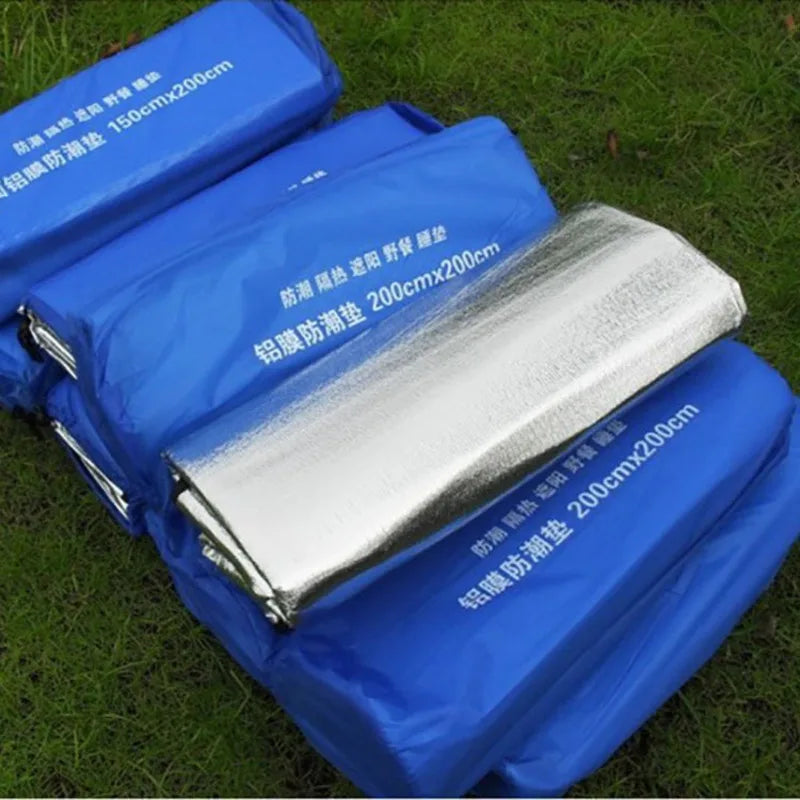 Waterproof Camping Mat Foam Foil Blanket Foldable Tent Sheet Sleeping Pad Beach Picnic Blanket Outdoor Moisture-Proof Pad