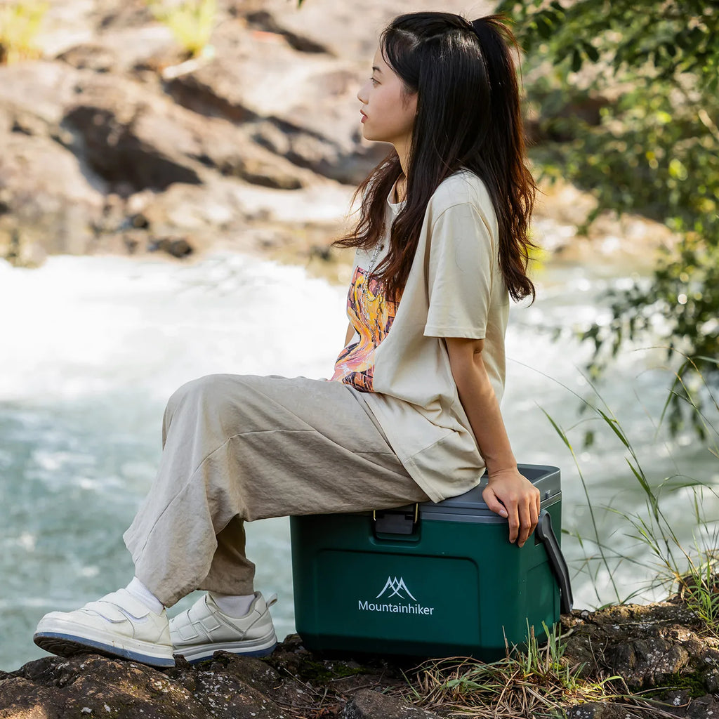 Outdoor Camping Cooler Box Mountainhiker 16L Portable PP Material Preserve Freshness Handheld Fridge Food Storage Insulated Box