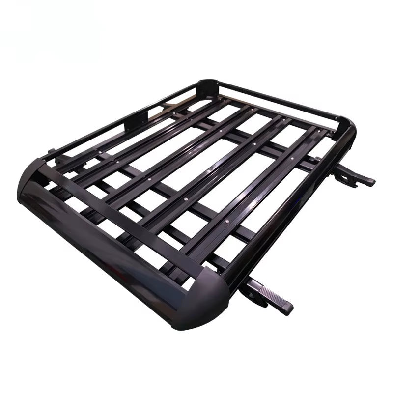 Aluminum Alloy 160*100Cm Double Deck Car Roof Rack SUV Roofaluminum Alloy Cargo Carrier Basket Cargo Roof Rack