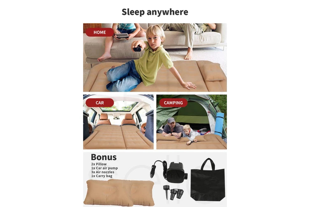 Car Back Seat Inflatable Air Mattress Bed