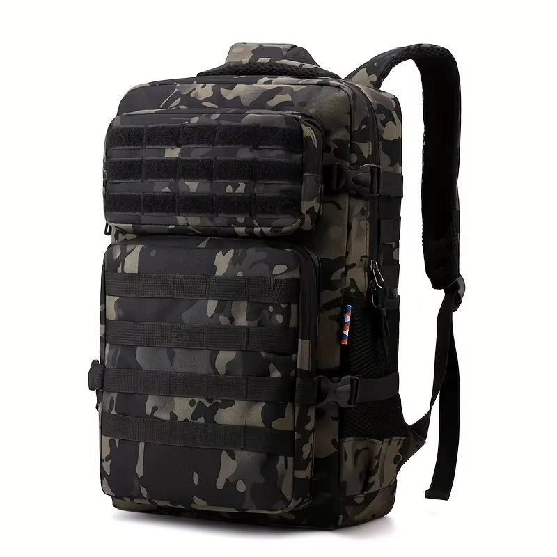 Tactical Backpacks Men'S Camouflage Backpack, Hiking and Camping Backpack, Largecapacity Multi-Layer Outdoor Sports Backpack