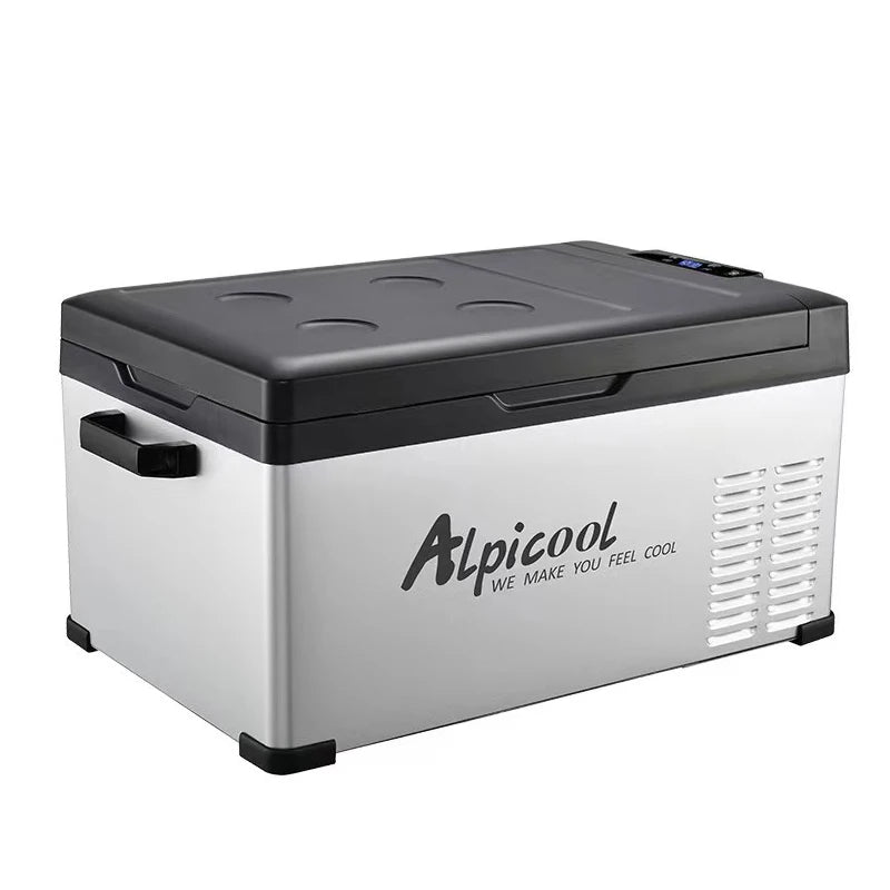 Alpicool 15L Mini Fridge Compressor Refrigeration 12V/24 Car Refrigerator Portable Freezer Cooler for Outdoor Camping Fridge