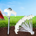 Tent Pegs Heavy Duty Screw Steel in Ground Camping Outdoor Stakes X15, 15Pcs Tent Stakes with Sotrage Box Case,Adaptor,Peg Puller, Galvanized Steel Tent Pegs for Camping,Garden,Sand,Beach