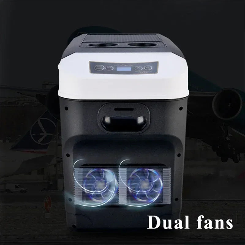 28L Car Home Refrigerator 12/24V Mini Fridges Freezer Cooler Heater Cooling & Warming Home Summer Outdoor Camping Refrigerator
