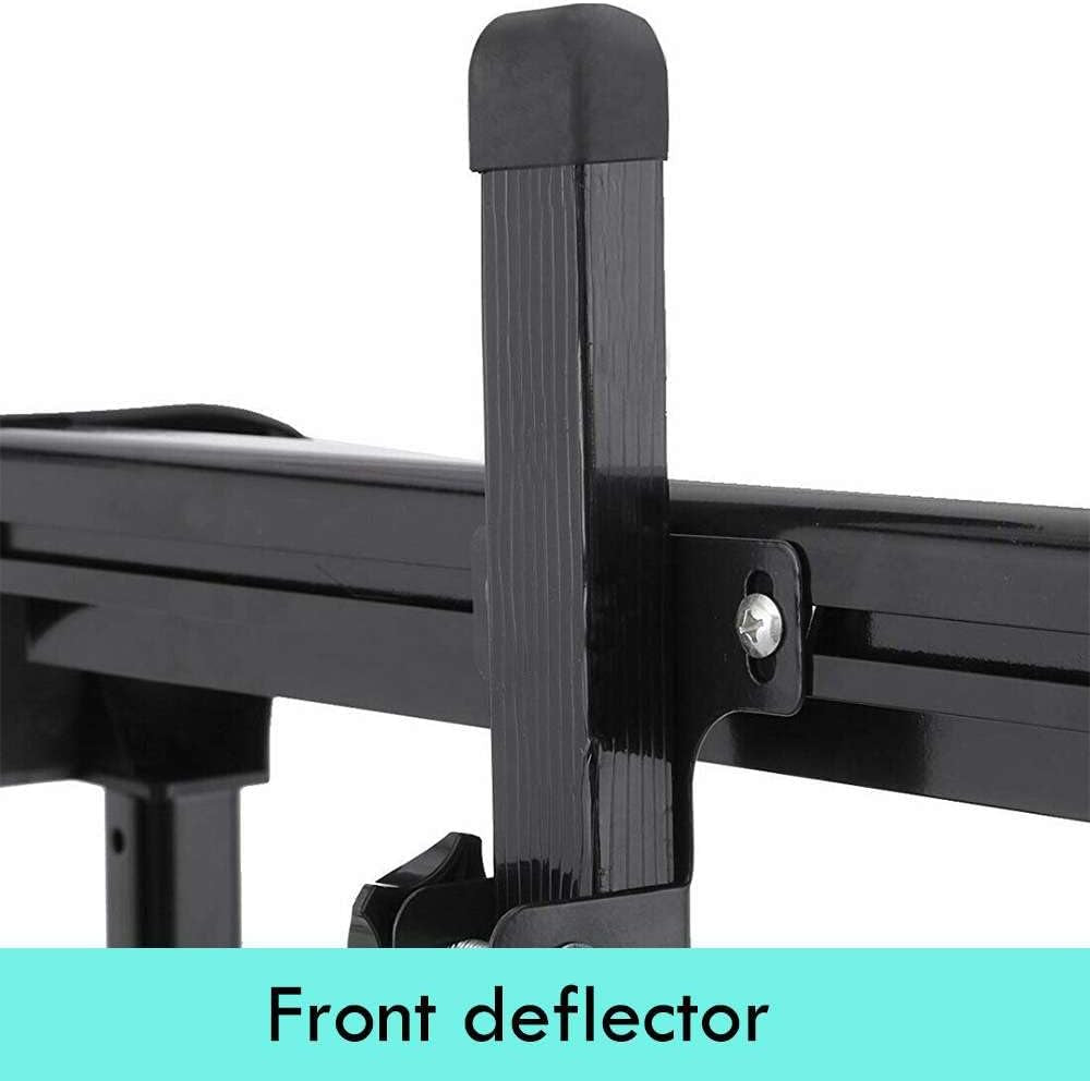 Car Roof Rack Basket Luggage Carrier Vehicle Cargo Rails 140X100Cm Black 150KG