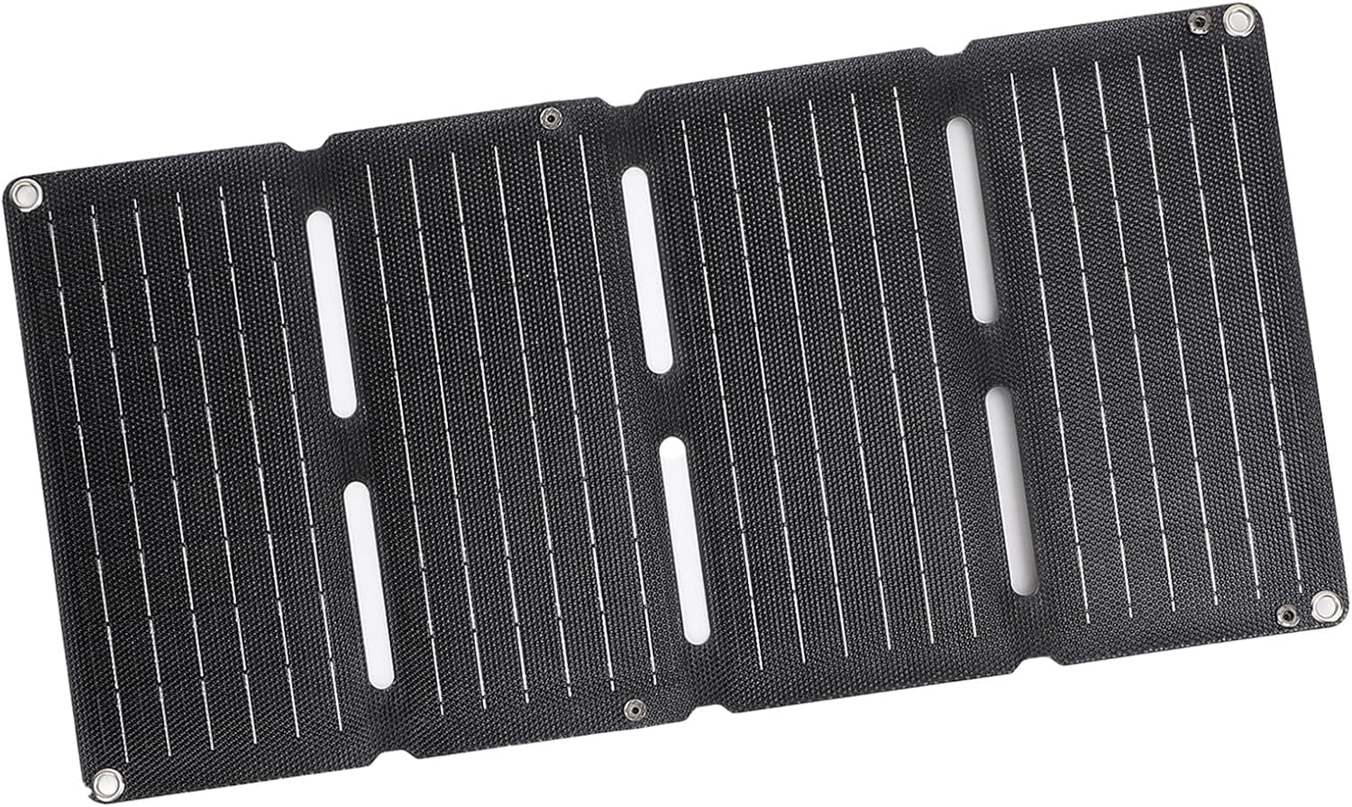 Solar Charger Power Bank Folding Camping Solar Panel Portable and Foldable Dual USB Foldable Portable Solar Panel,Efficient and Fast Folding, for Camping RV Fishing Portable Power Banks