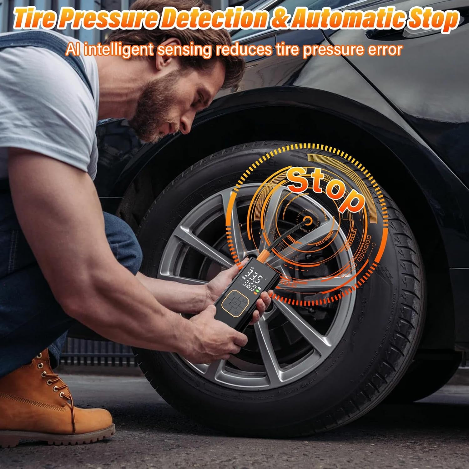 Portable Tyre Inflator Air Compressor
