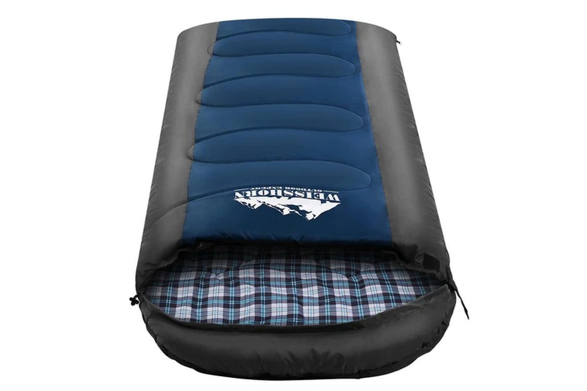 Sleeping Bag Single Thermal Camping Hiking Tent Blue -20?