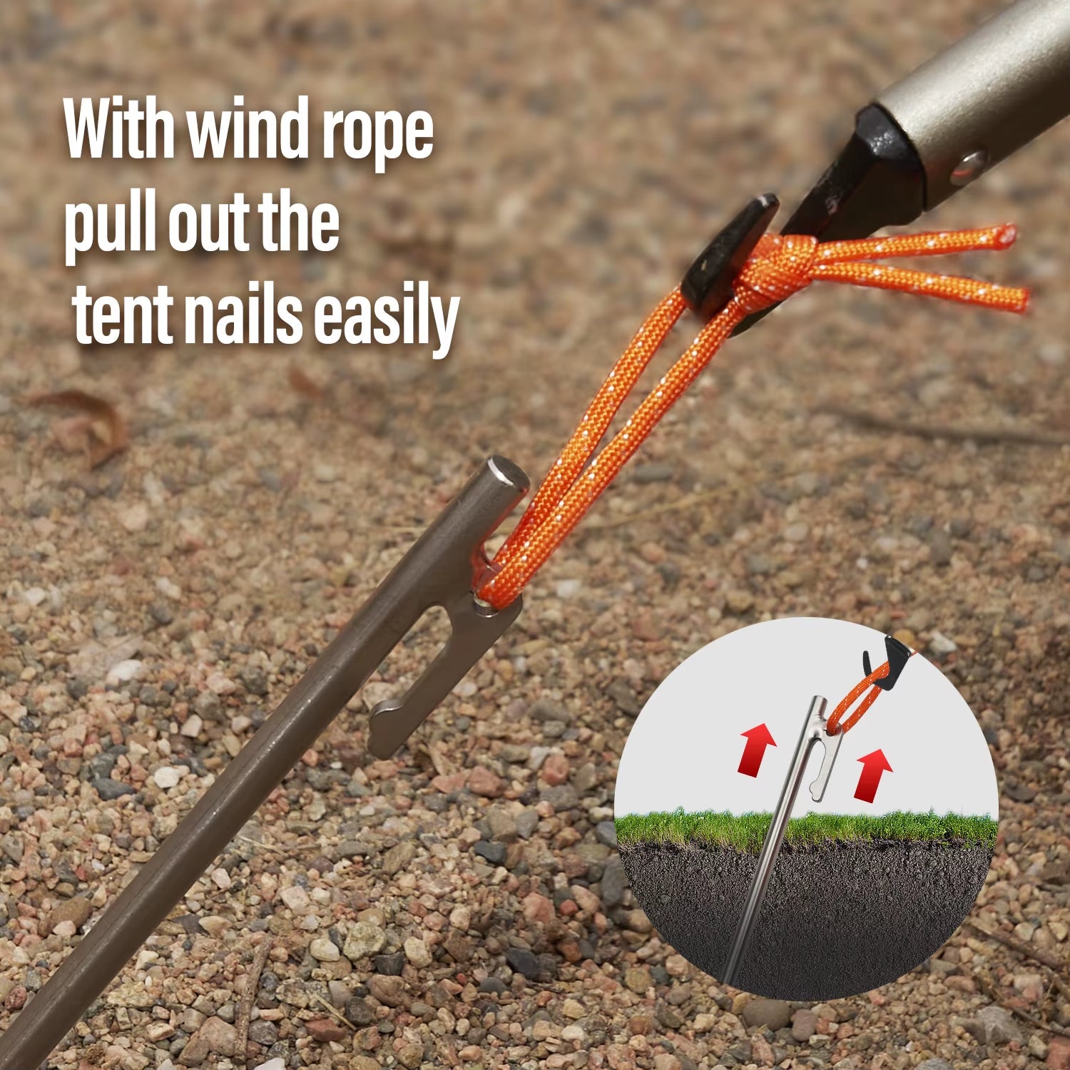 Tito Titanium Alloy Tent Pegs Outdoor Camping Tent Nail Anti-Bending Heavy Duty Canopy Titanium Tent Stake 20/24/30/35/40Cm