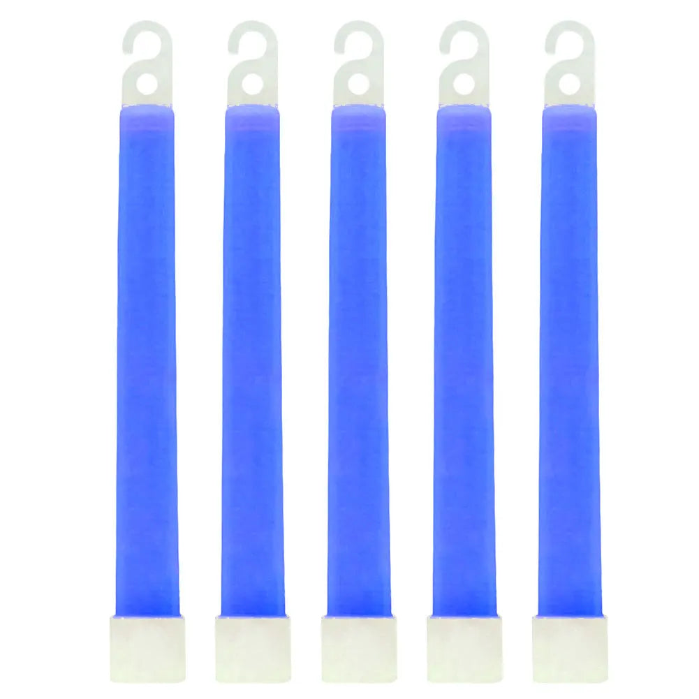 1-50Pcs Glow Sticks with Hook 6 Inch Fluorescence Light for Hiking Camping Outdoor Emergency Concert Party Light Sticks