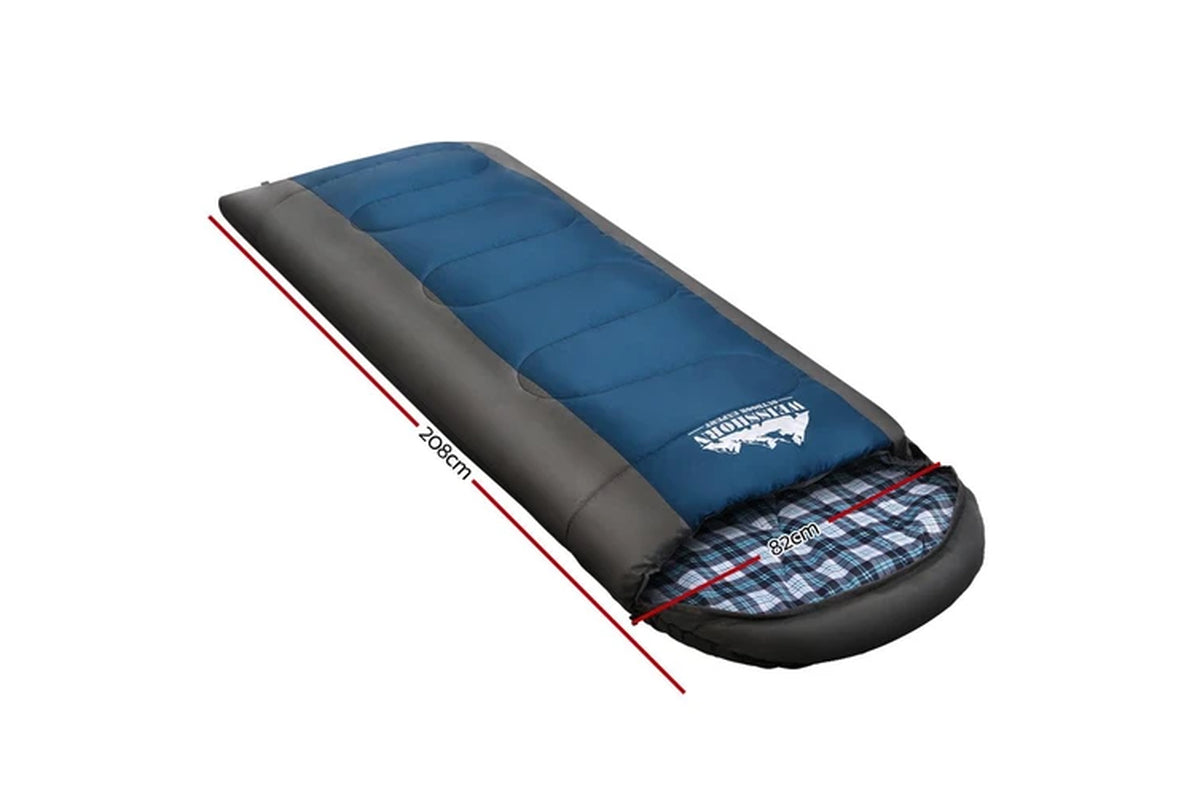 Sleeping Bag Single Thermal Camping Hiking Tent Blue -20?