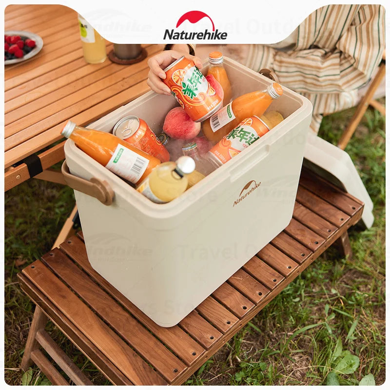 Camping Cooler Box 13/24/33L 24H Cold Food Storage Boxes Beach Fridge Thermal Cooler for Beer Outdoor Ice Box Bucket