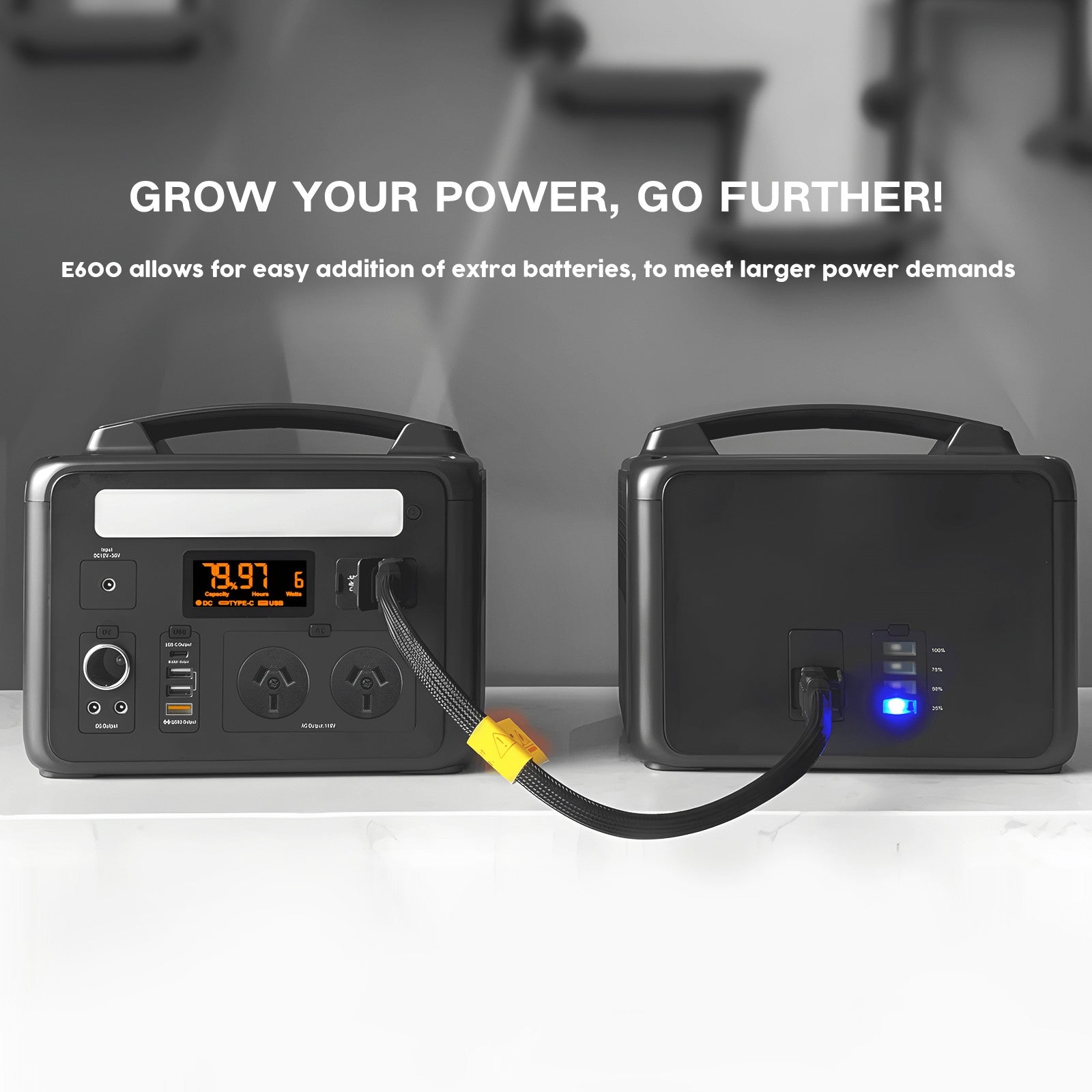 Voltx 600W 307Wh Solar Generator Portable Power Station Emergency RV Camping