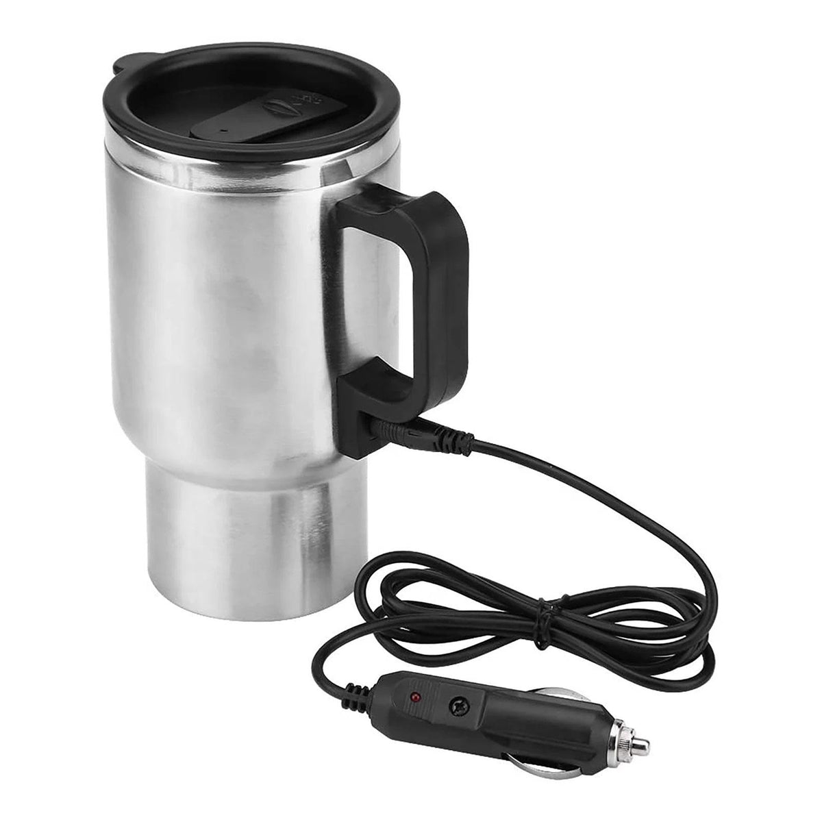 12V Car Heating Travel Mug — 450ml Stainless Steel