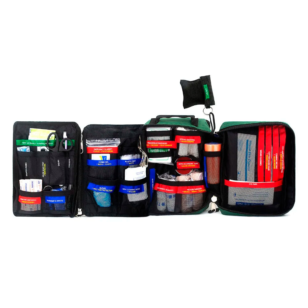 BearHoHo Large Size Handy First Aid Kit Bag Emergency Kit Medical Rescue Bag for Workplace Home Outdoor Car Travel Hiking Camping
