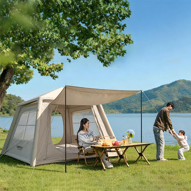 Automatic Inflatable Camping Tent - Waterproof Quick-Pitch Air Tent (2-5 Person)