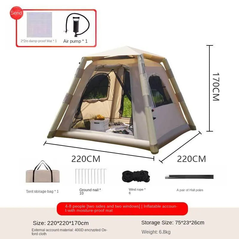 Automatic Pop-Up Rainproof Camping Tent - Inflatable Air Tent