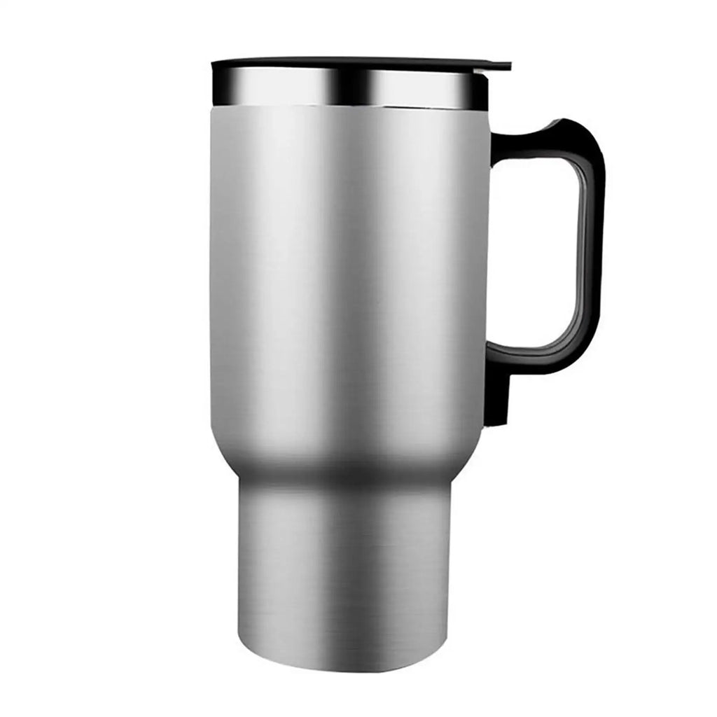 12V Car Heating Travel Mug — 450ml Stainless Steel