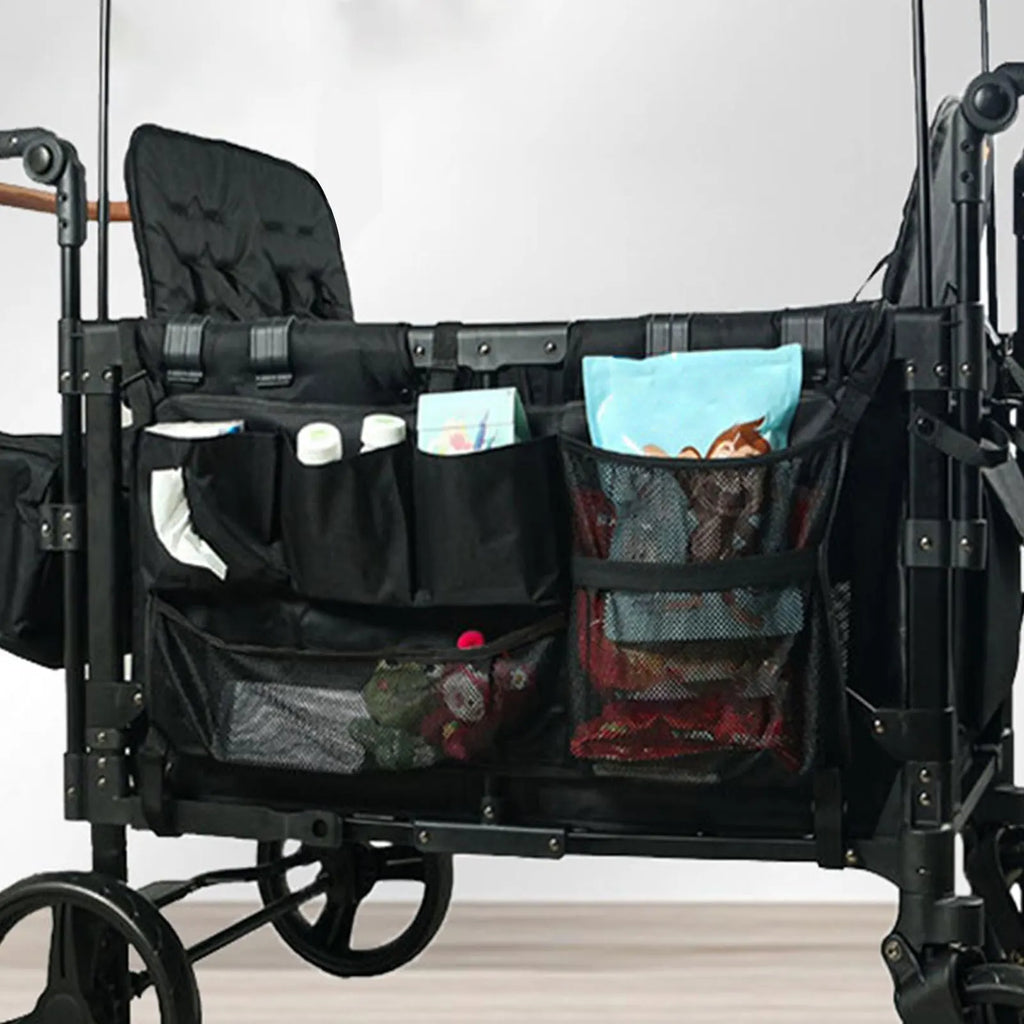 Folding Wagon Side Storage Bag — Multi-Pocket Oxford Cloth Organiser