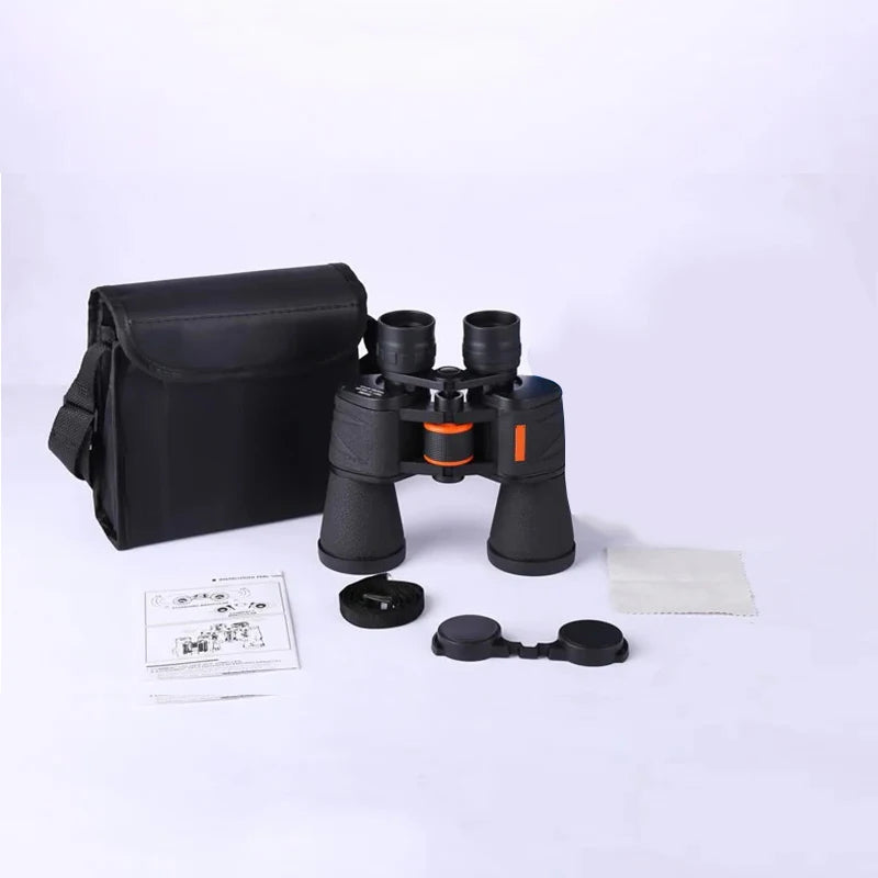 Powerful Telescope 20X50 Professional Binoculars Low Light BAK4-Prism Long Range Waterproof Military Hunting Camping Equipment