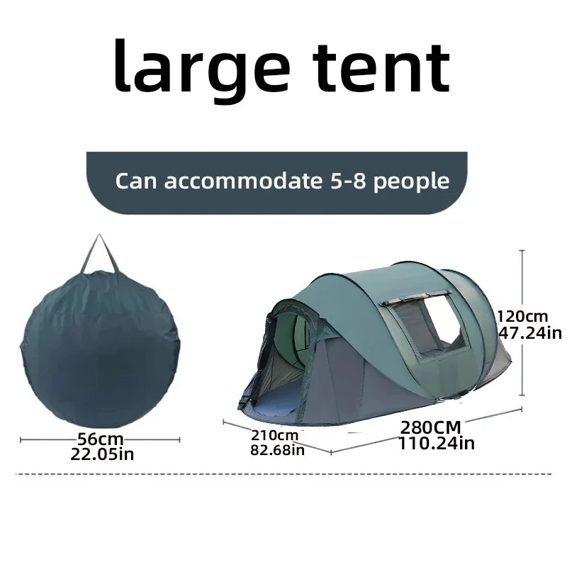 LEZHI Quick Pop-Up Camping Tent 3-4 Person | Waterproof Boat Tent | Fair Dinkum Deals