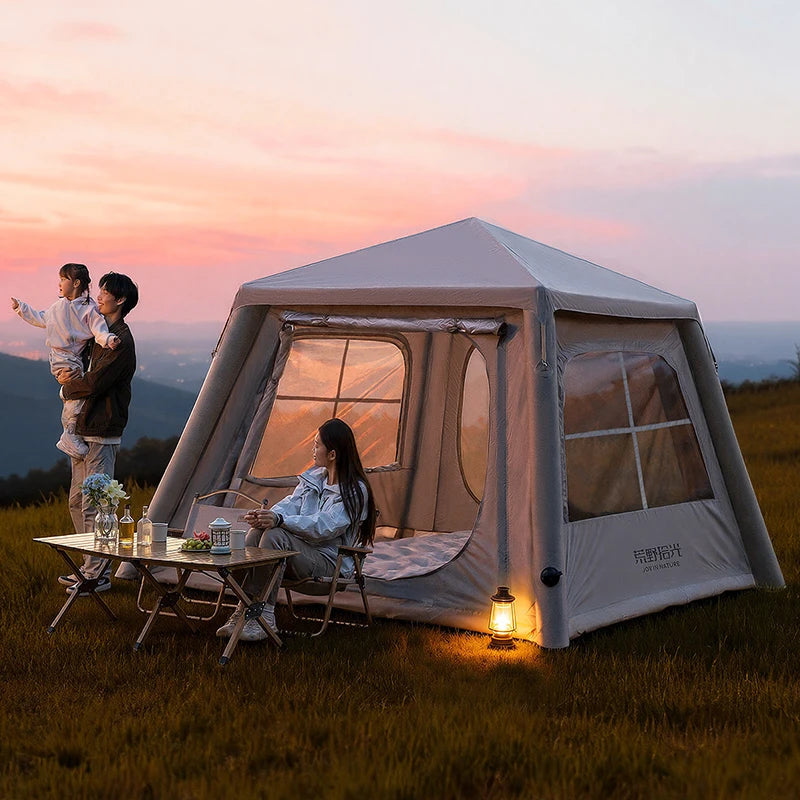 Automatic Inflatable Camping Tent - Waterproof Quick-Pitch Air Tent (2-5 Person)
