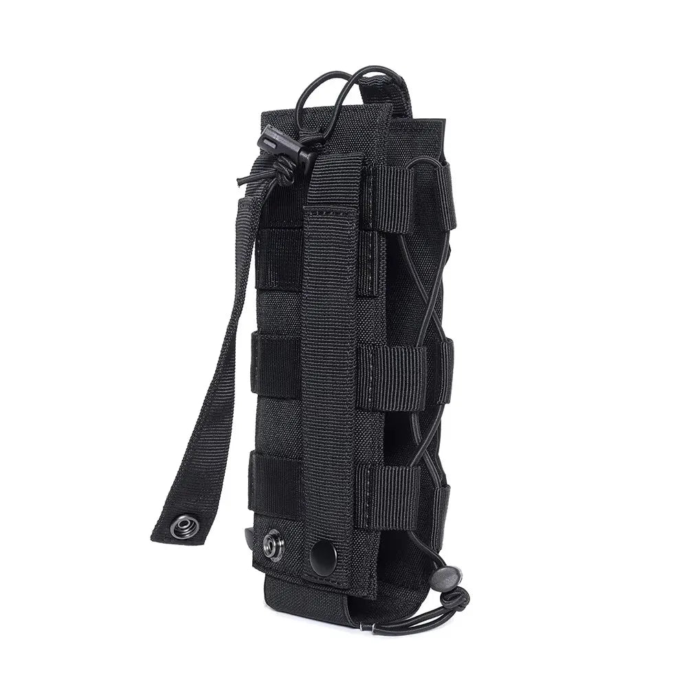 Tactical Molle Water Bottle Pouch Bag Military Outdoor Travel Hiking Drawstring Water Bottle Holder, Kettle Carrier Bag, 1-3Pcs