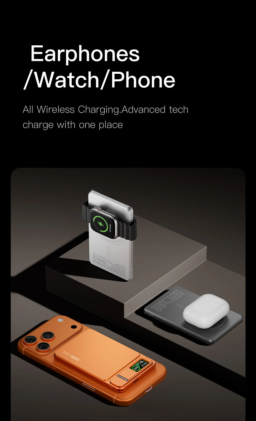 CCC Alloy Original Power Bank For MagSafe Magnetic Wireless 20W Fast Charger Portable External Battery For iPhone 18 17 IWatch