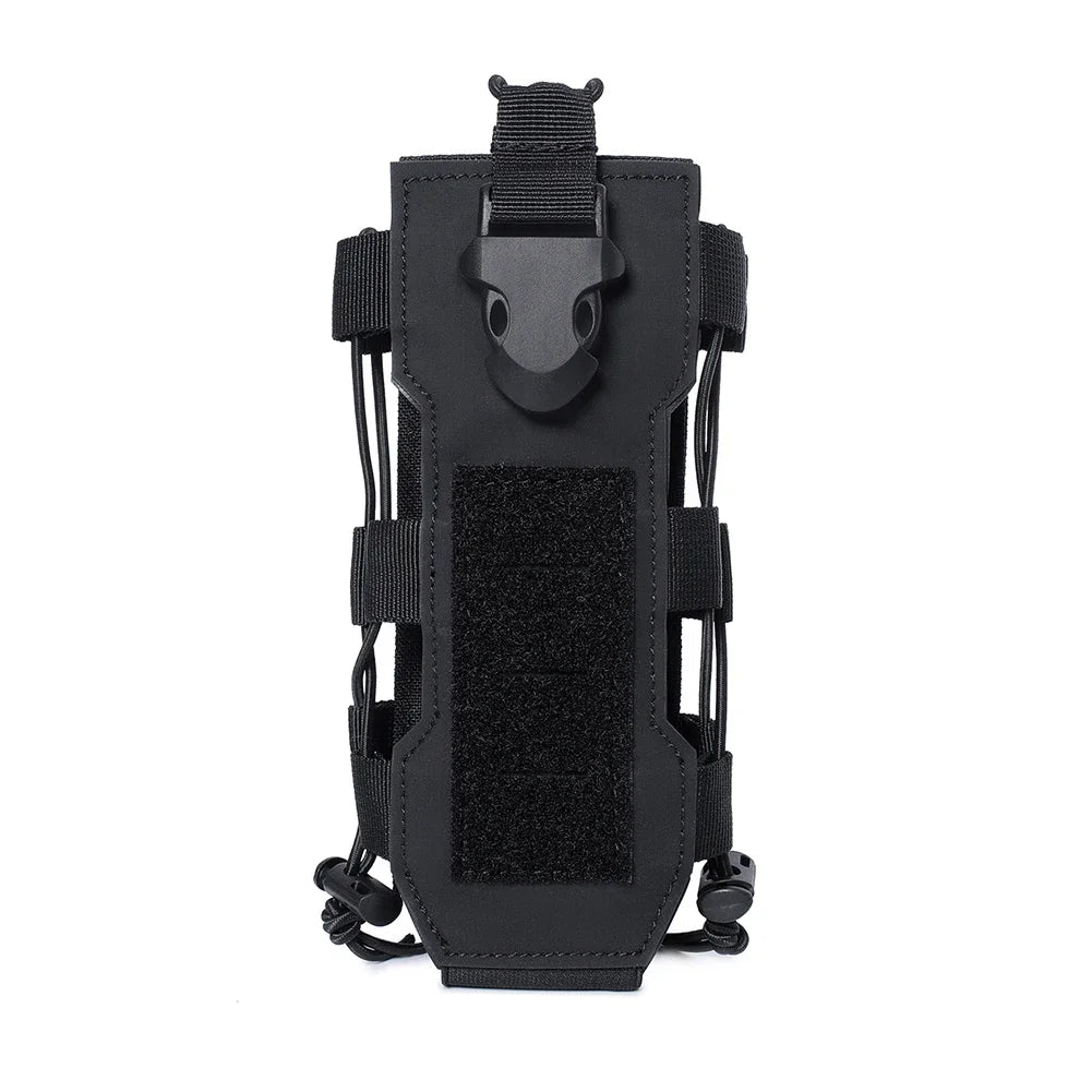 Tactical Molle Water Bottle Pouch Bag Military Outdoor Travel Hiking Drawstring Water Bottle Holder, Kettle Carrier Bag, 1-3Pcs