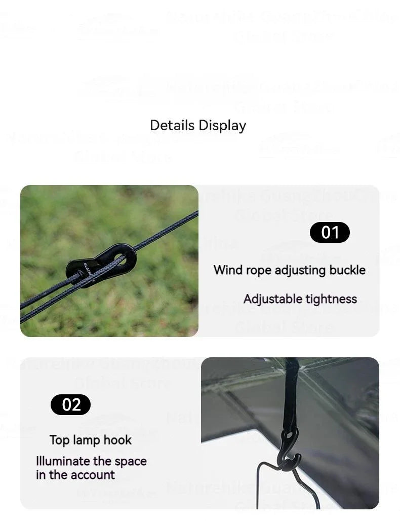 Vinyl Pop-Up Camping Tent — Quick-Open, Sun & Rainstorm Protection