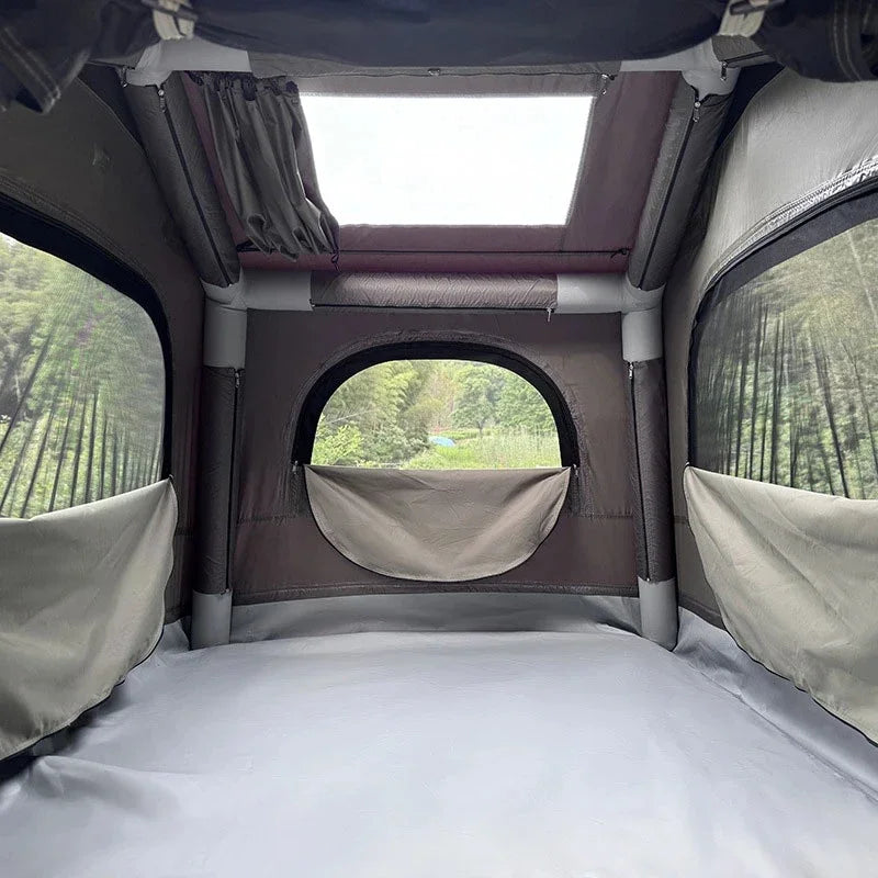 FDD High Quality Quick Opening Inflatable Roof Tent Multi Purpose For Self Driving Outdoor Camping