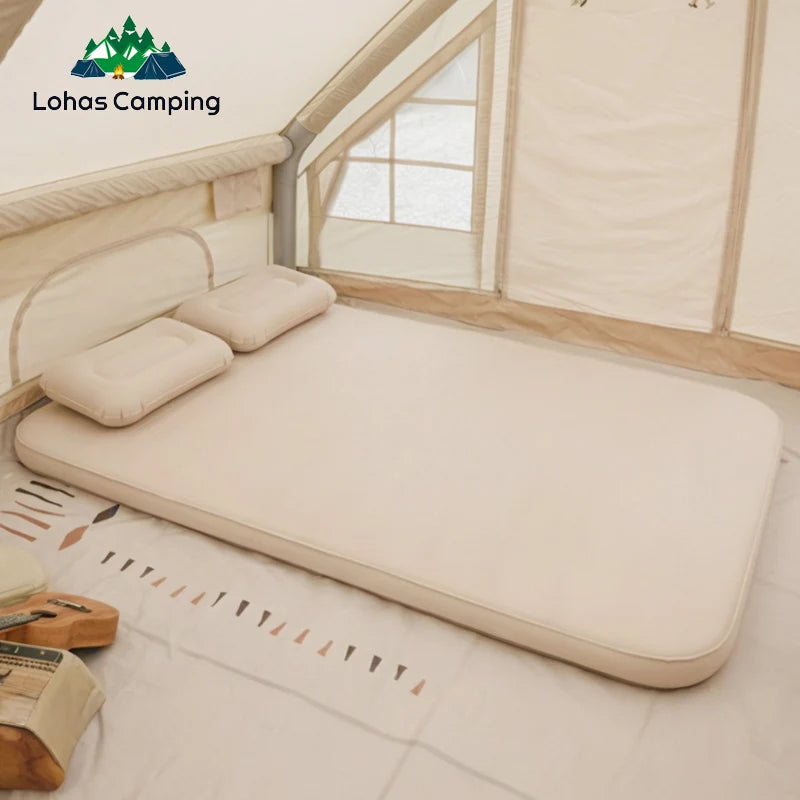 Lohas Camping Self-Inflating Mattress - 10cm Thick, Pump Option (1-2 Person)