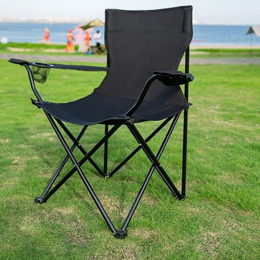 Camping Chair Armchair Foldable Chaise Pliable Folding Chairs Fishing Beach Portable Longue Accessories Outdoor Deck Tourist