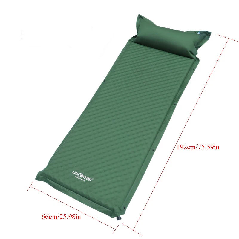 Self-Inflating Camping Mattress - 5cm Thick Sleeping Pad (1-3 Person)