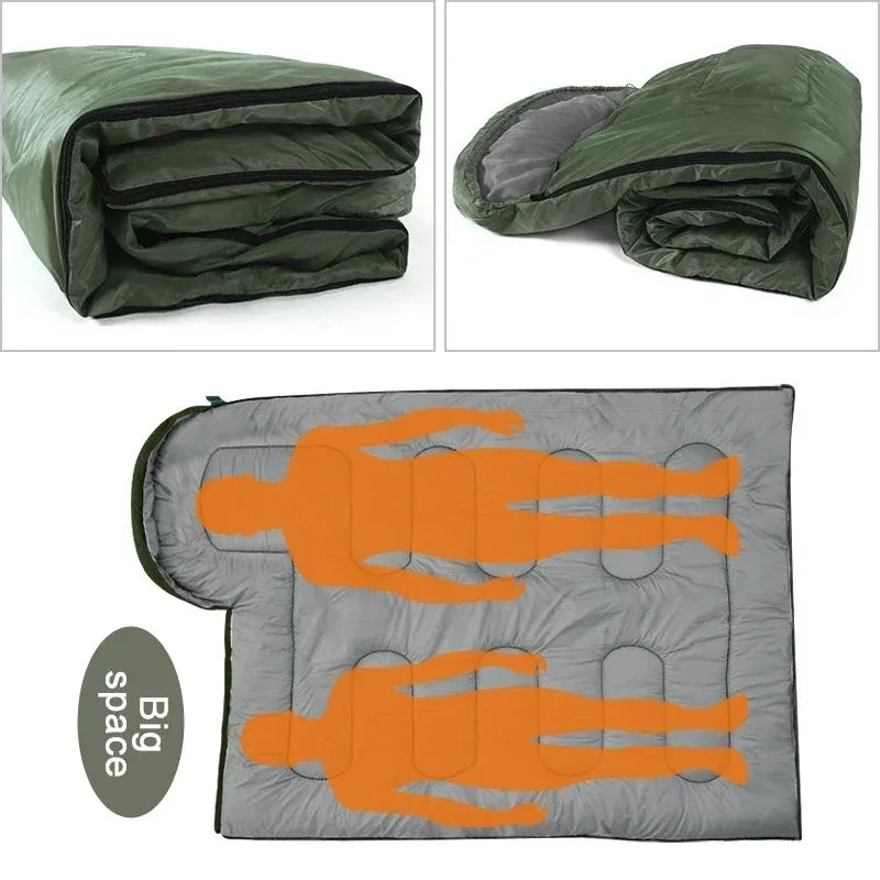 1 Pcs Camping Sleeping Bag Ultralight Waterproof 4 Season Warm Envelope Sleeping Bags For Outdoor Traveling Hiking Backpacking