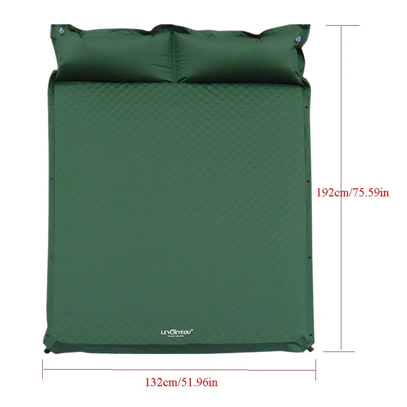 Self-Inflating Camping Mattress - 5cm Thick Sleeping Pad (1-3 Person)