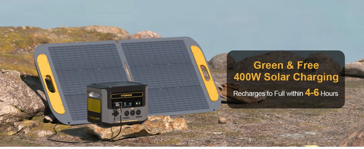 VTOMAN FlashSpeed 1500 Portable Power Station ,1548Wh LiFePO4 Battery Sine Wave