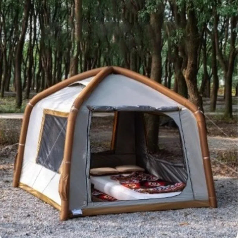 Electric Inflatable Camping Tent - Quick Auto-Pitch Family Tent