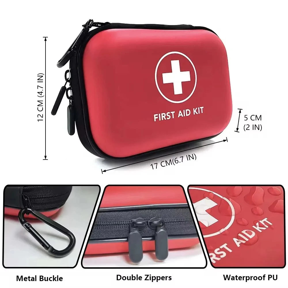 Portable EVA First Aid Kit Mini Waterproof Emergency Medical Bag for Car Travel Camping Home Outdoor Survival