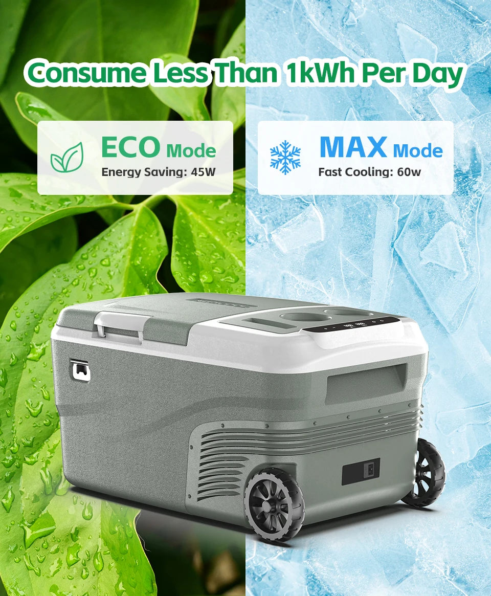 Alpicool DD40 40L Car Refrigerator 12V Compressor Fridge Freezer Dual Zone